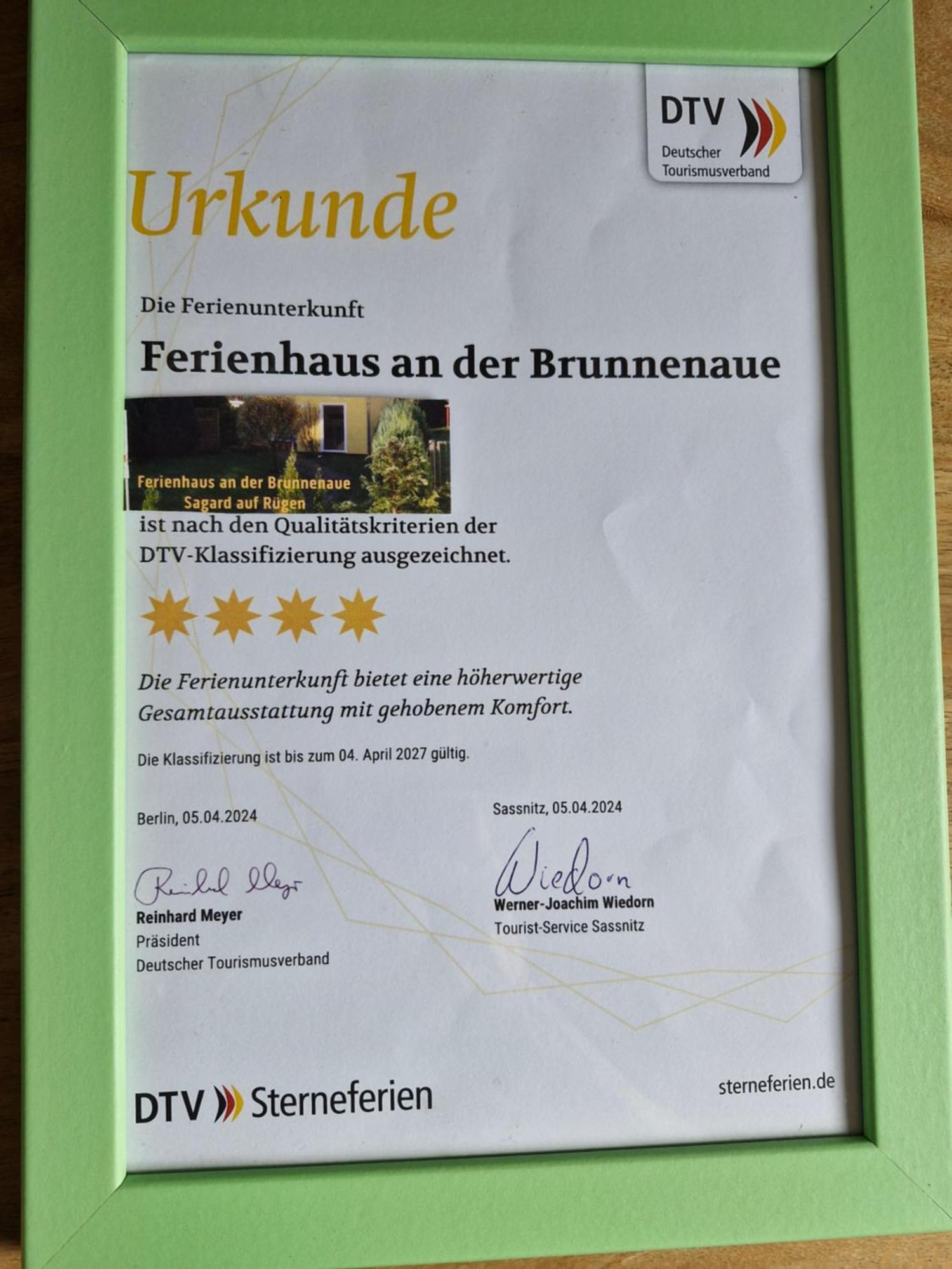סגרד Ferienhaus An Der Brunnenaue 4 Sterne, E-Ladestation Am Haus, Wlan, Netflix, Garten מראה חיצוני תמונה